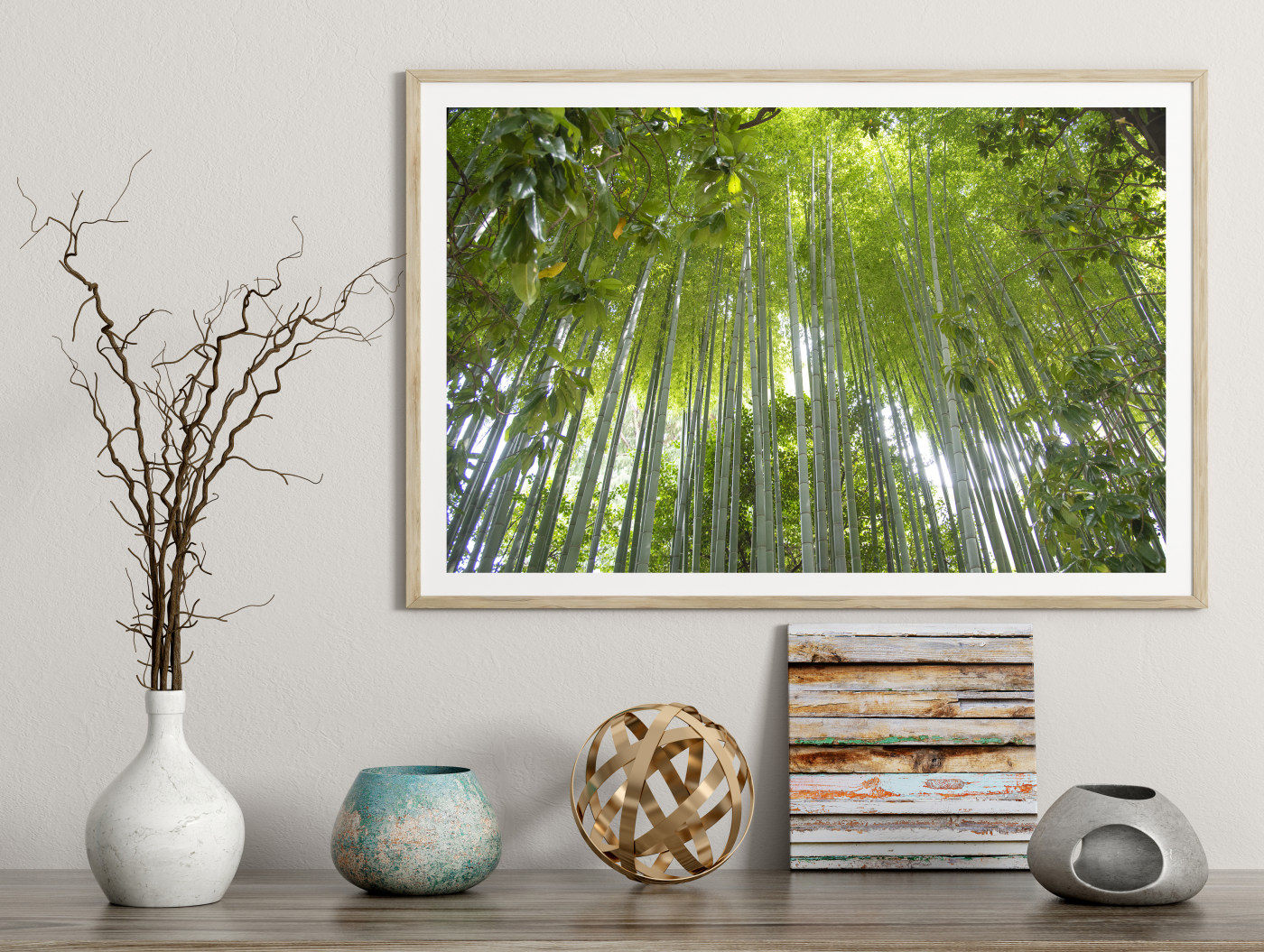 Modern interior wall art photography
