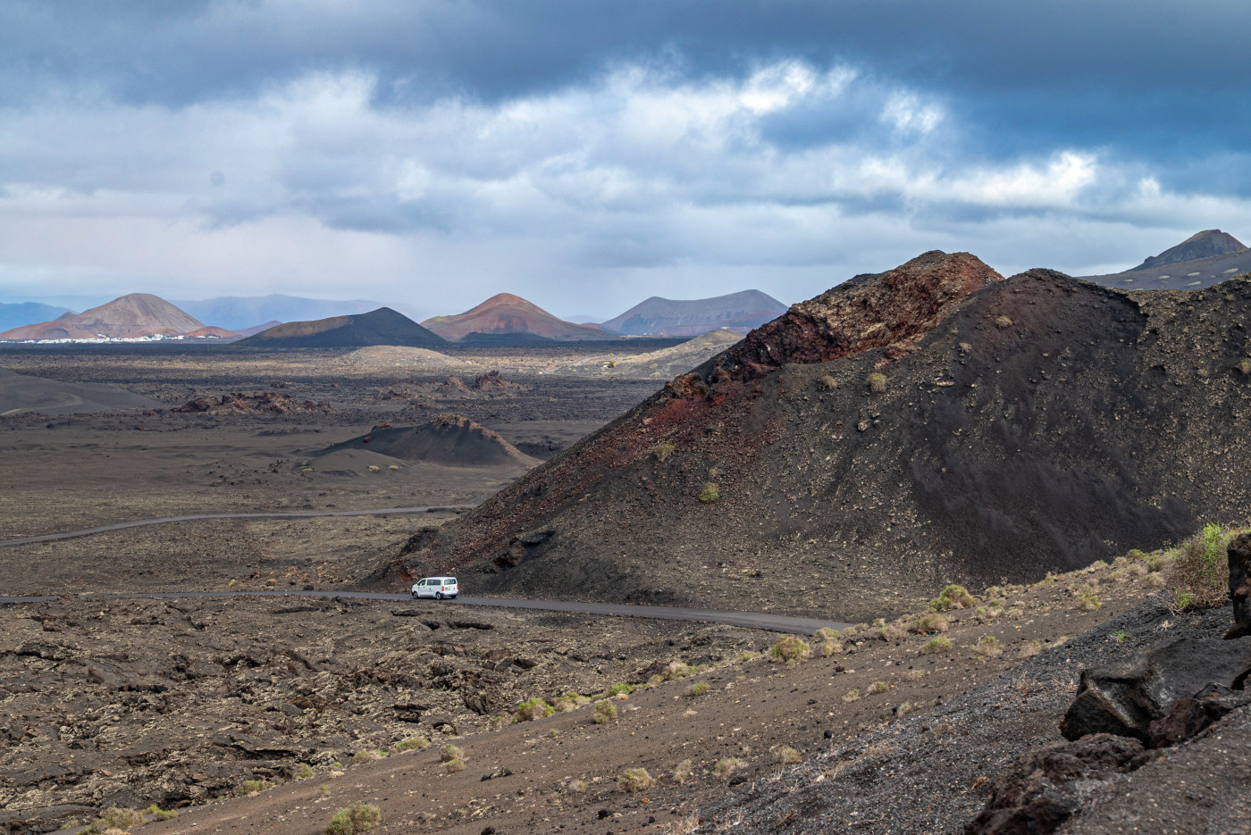 Volcanic mountain landscape photography