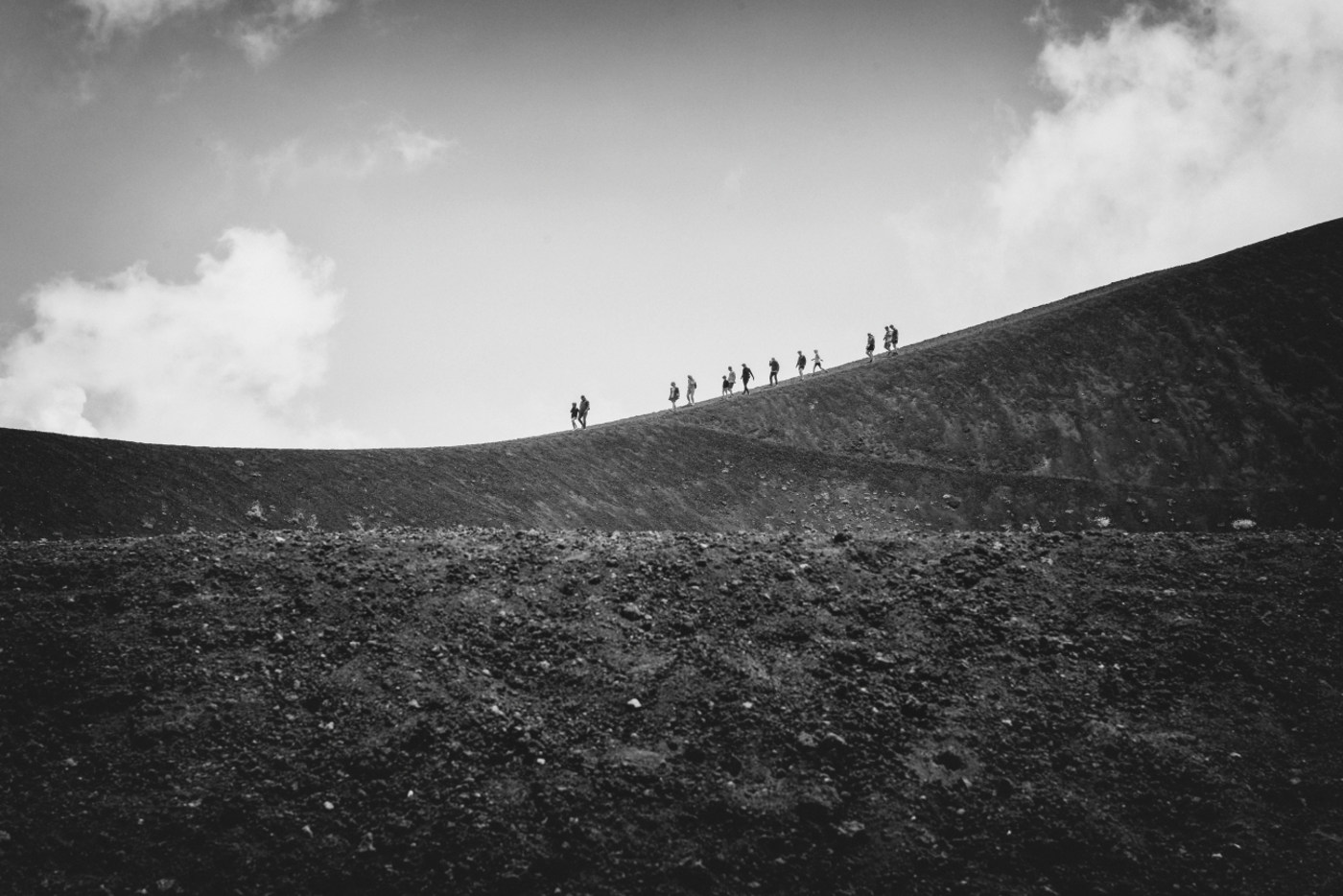 Volcanic landscape photography
