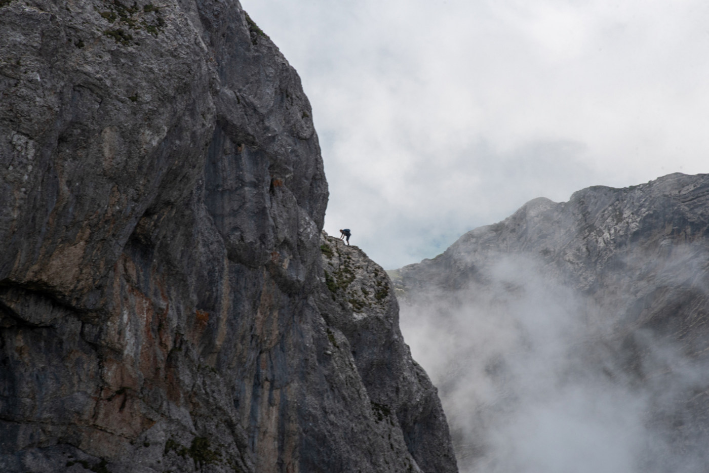 Foggy mountain valley photography