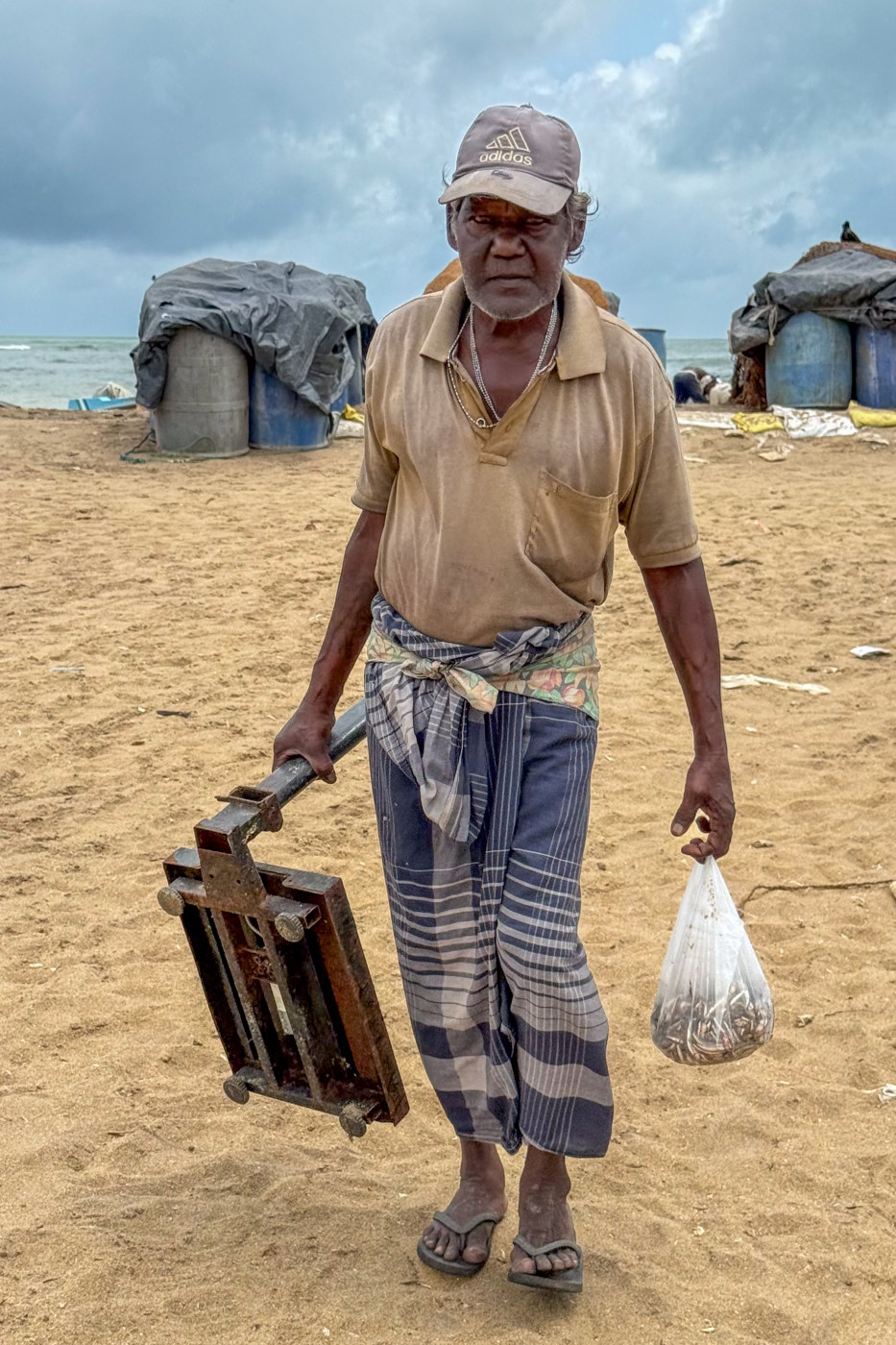Traditional fisherman in Sri Lanka