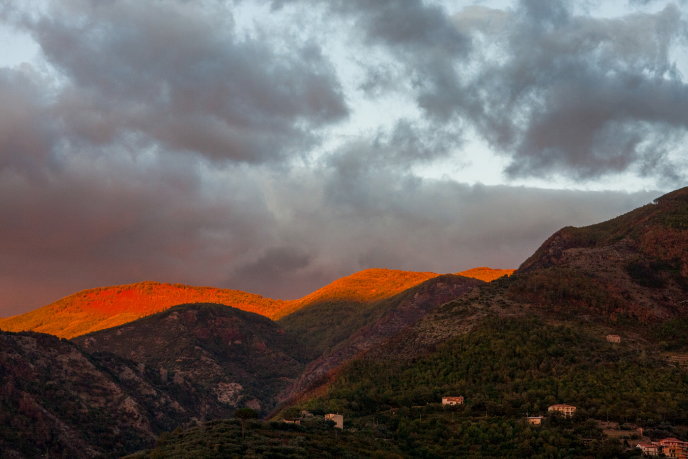 Sunset landscape photography